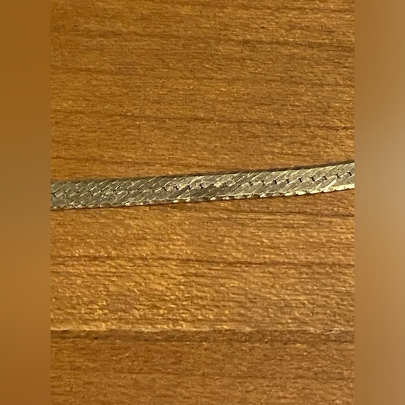 14kt Gold Herringbone Necklace - Picture 6 of 17